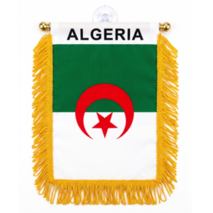 Algeria Car Flag — 4 X 6 Mini Hanging Banner