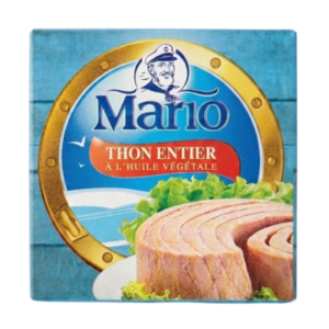 Mario Moroccan Solid Light Tuna in Vegetable Oil - Thon Entier (160g 5.64 oz)
